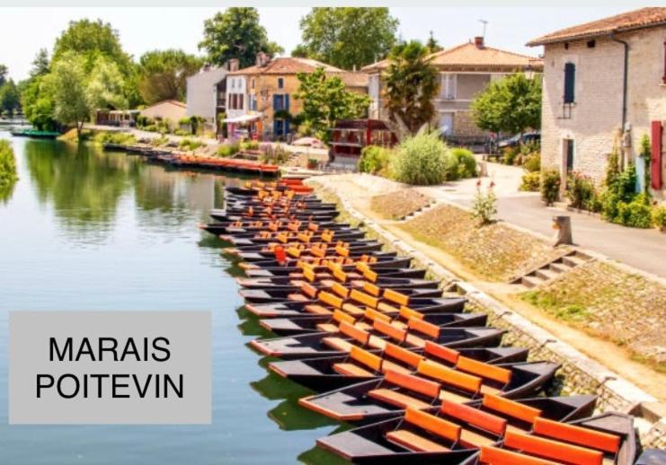 Maison De La Mare Aux Rainettes Location Vacances Standing Au Coeur Du Marais Poitevin - 3 Chambres - 6 Personnes La Celle-sous-Gouzon Exterior foto